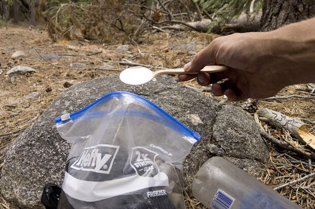 Стирка в походных условиях.