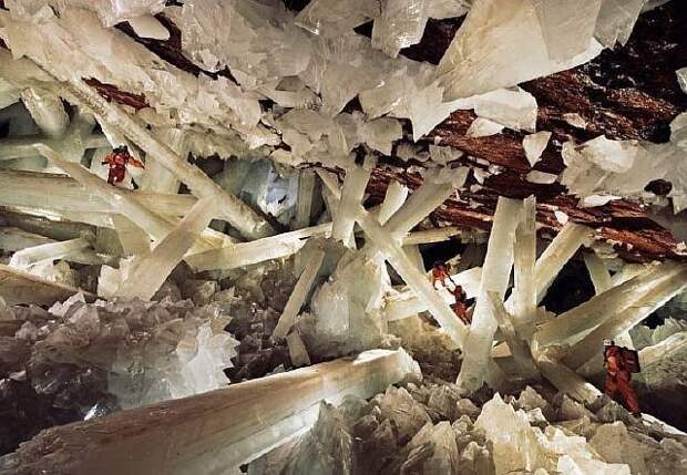 Пещера гигантских кристаллов в Мексике интеренсое, планета земля, туризм