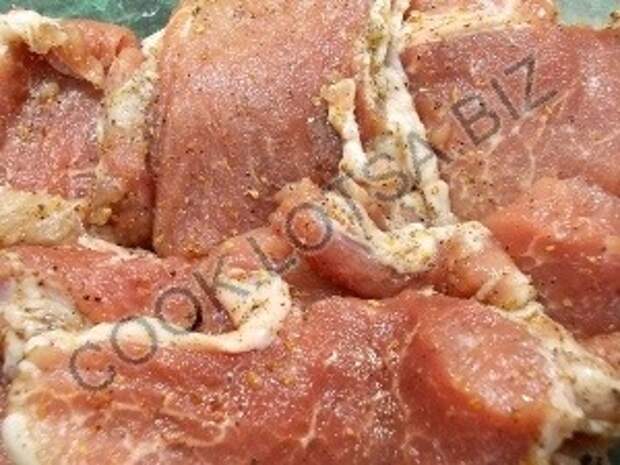Мясо по-французски с грибами