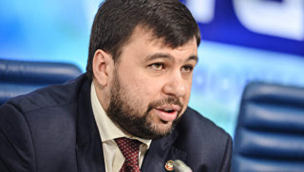 Представитель Донецкой народной республики в контактной группе по урегулированию ситуации на востоке Украины Денис Пушилин. Архивное фото.
