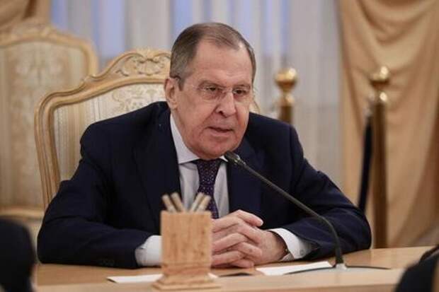 Russian Foreign Minister Sergei Lavrov attends a meeting with U.N. Special Envoy for Syria Geir Pedersen in Moscow, Russia November 19, 2020. Russian Foreign Ministry/Handout via REUTERS ATTENTION EDITORS - THIS IMAGE WAS PROVIDED BY A THIRD PARTY. NO RESALES. NO ARCHIVES. MANDATORY CREDIT.
