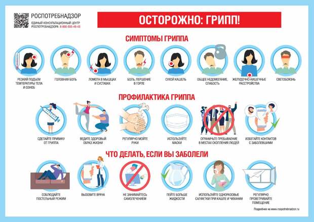 Жителям Тверской области напоминают о мерах профилактики гриппа и ОРВИ