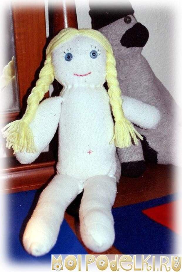 Кукла из носка своими руками пошагово