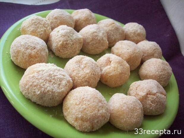шарики перед обжаркой