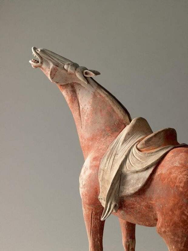4. Ржущая лошадь. Династия Тан, Китай, 6-9 век интересное, история, находки, уникальность
