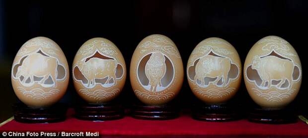 eggsart08 Скульптуры из яичной скорлупы