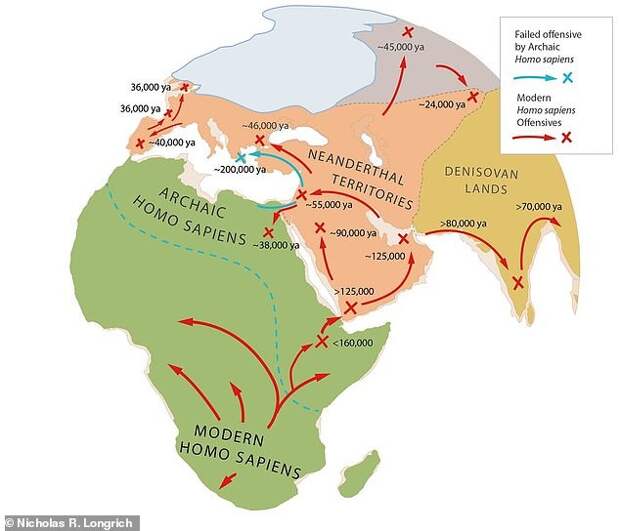 Доисторическая Мировая война - два "генеральных" наступления на неандертальцев