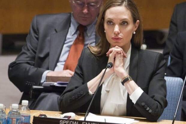 Анджелина Джоли на заседании ООН | Фото: 24smi.org