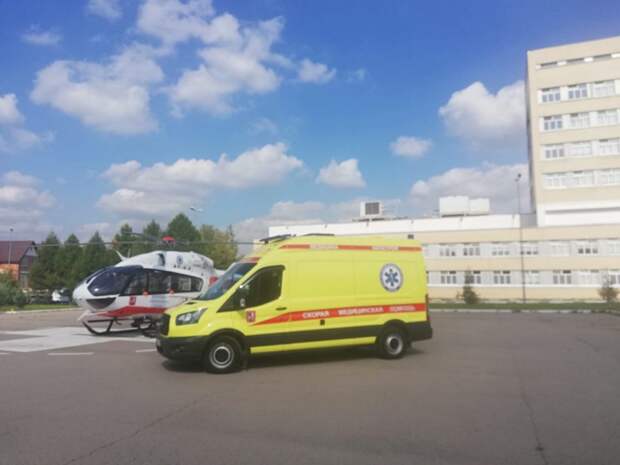 При Тушинской детской больнице открыли вертолетную площадку