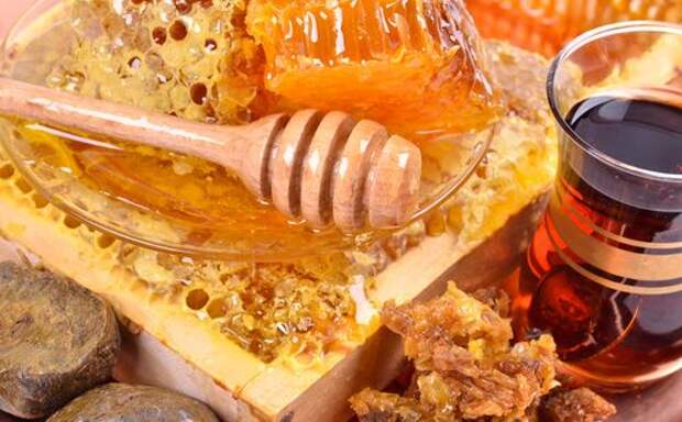 Деревянная палочка для меда и соты