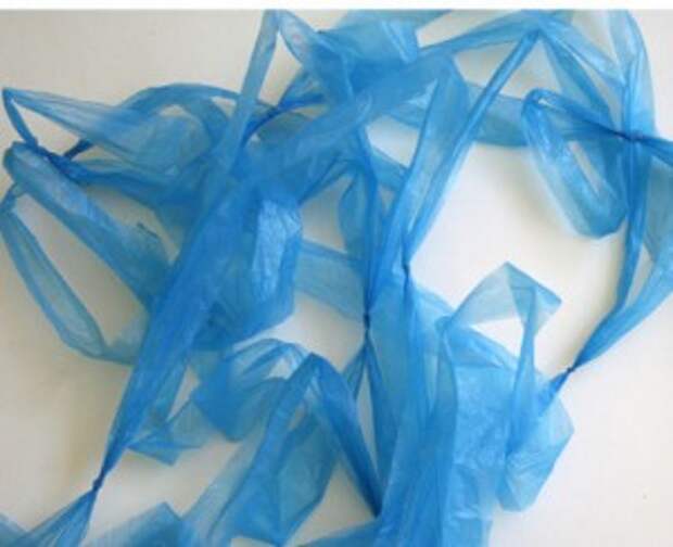 вязание из пластиковых пакетов