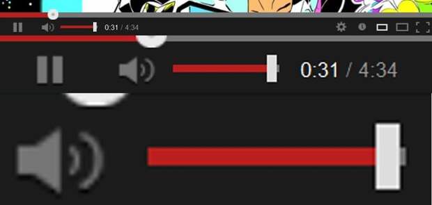 The Volume Slider On Youtube. It's At Max Right Now