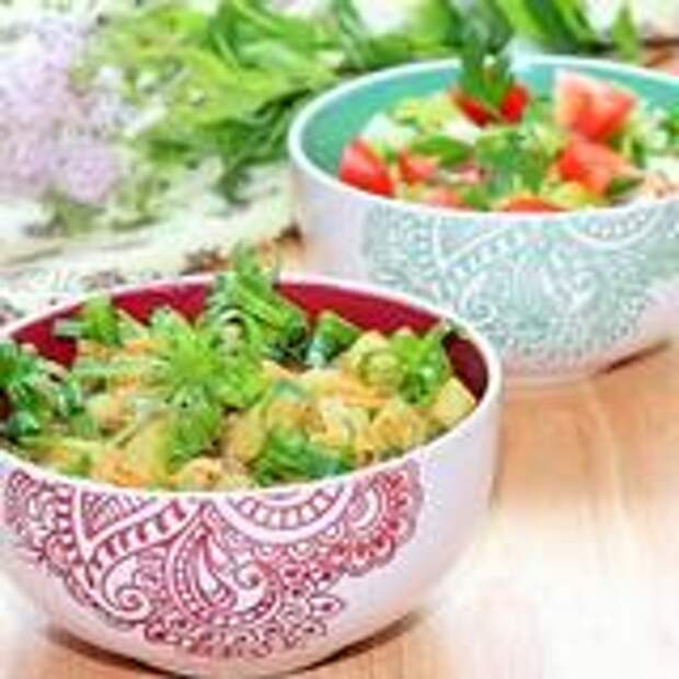 Жареный картофель в индийском стиле