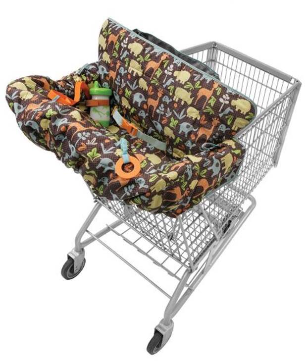 Переносное сидение для маленьких детей - необходимый аксессуар для похода в супермаркет.