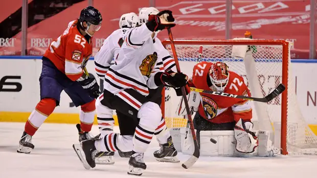 «Флорида» победила «Чикаго», несмотря на четыре пропущенных Бобровским шайбы