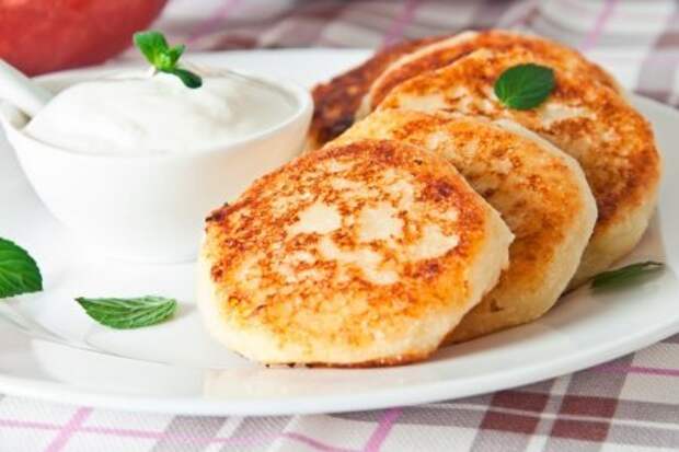 Творожные сырники с манкой в духовке 