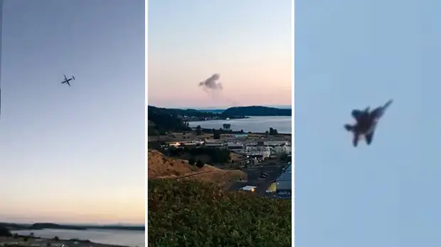 «Сопровождали истребители F-15»: что известно об инциденте с угоном самолёта в Сиэтле