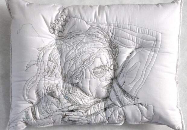 Sleep Series " by Artist Maryam Ashkanian | Pillow art, искусство, подушки ручной работы