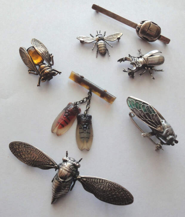 33. Vintage double Cicada brooch -Collectors Weekly (596x700, 369Kb)