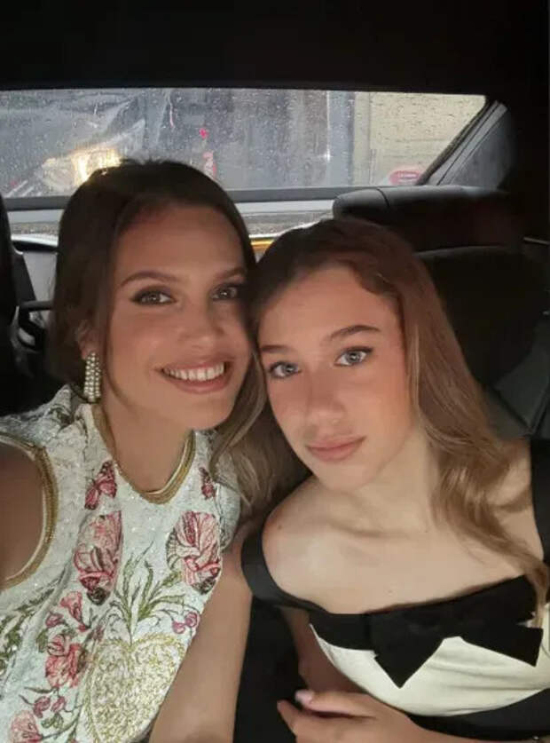 Даша Жукова с дочерью Леей