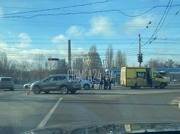 В Симферополе вблизи автовокзала произошло ДТП