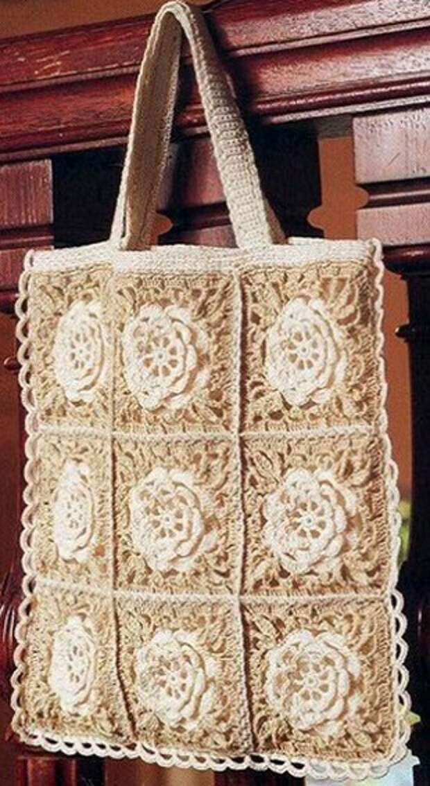 Сумка из мотивов крючком Сумка из мотивов крючком