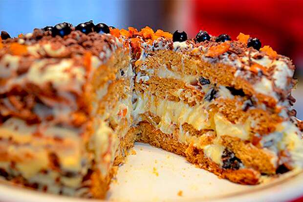 Торт «Трухлявый пень». Шикарный домашний торт из самых простых продуктов!