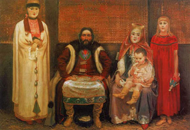 А.П. Рябушкин. Семья купца в XVII веке А.П. Рябушкин. Семья купца в XVII веке