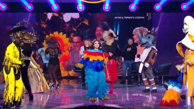 Киркоров, Родригез и Ревва повторили знаменитый прыжок Димы Билана в шоу «Маска»