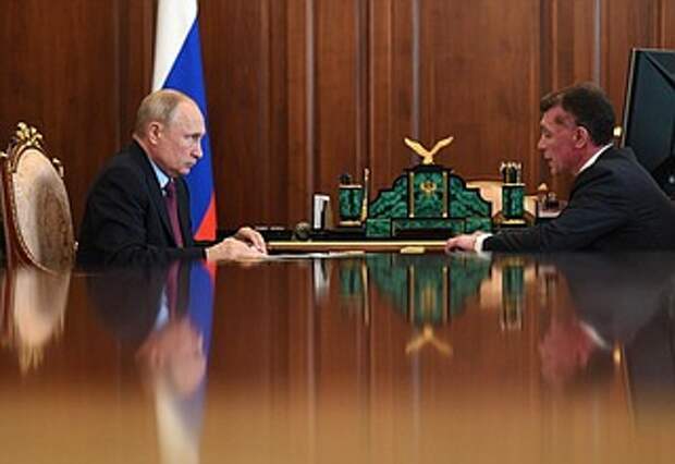 Встреча с председателем правления Пенсионного фонда Максимом Топилиным.