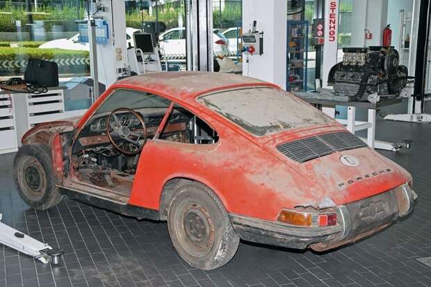 После трех лет реставрации Porsche покажет старейший из 911-х porsce 911, porsche, авто, автомобили, восстановление, олдтаймер, реставрация, ретро авто
