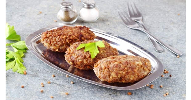 Вкусные котлетки без мяса с гречкой Вкусные котлетки без мяса с гречкой