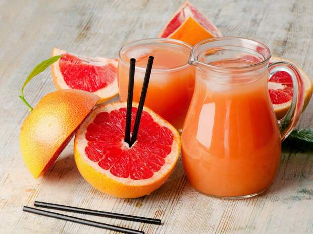 Грейпфрут блокирует жиры: как вкусные грейпфрутовые коктейли помогут похудеть