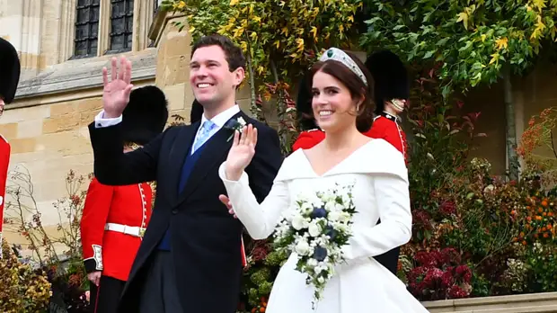Внучка Елизаветы II принцесса Евгения вышла замуж