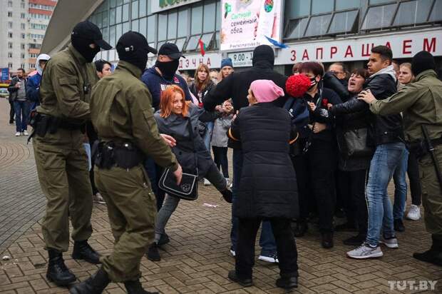 Сторонников Беломайдана жестко разогнали в Минске