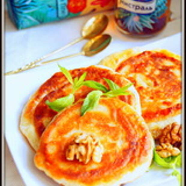 Сладкие пышки с орехами в карамели. Korean sweet pancakes (Hoddeok)