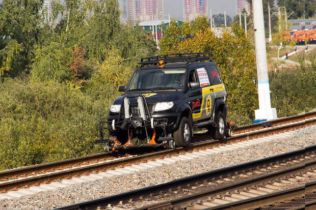 УАЗ на рельсах