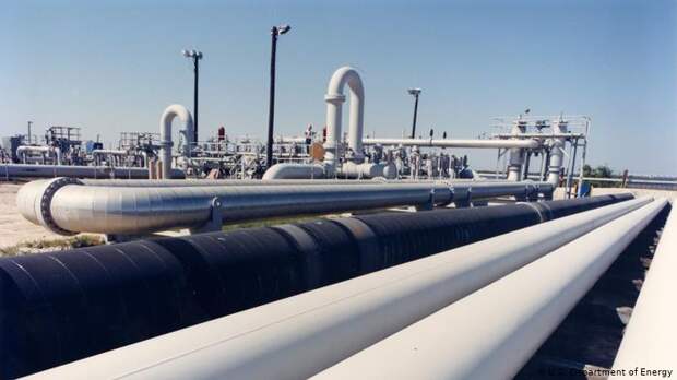 Трубопровод в Техасе Стратегического нефтяного резерва США