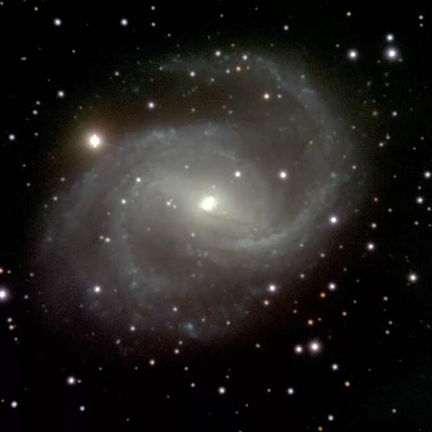Фото: Алексей Моисеев и Елена Барсукова / Спиральная галактика NGC 6951 в созвездии Цефея. Снимок получен телескопом БТА и прибором SCORPIO