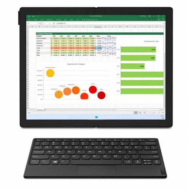Представлен первый в мире настоящий складной планшет с гибким экраном