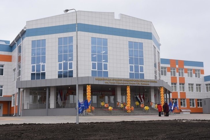13. Новая школа на 650 мест открылась в Курской области 13. Новая школа на 650 мест открылась в Курской области детский сад, фоторепортаж, школа