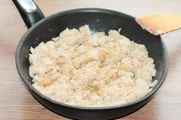 Закусочный пирог с мясом и стручковой фасолью: фото шаг 11