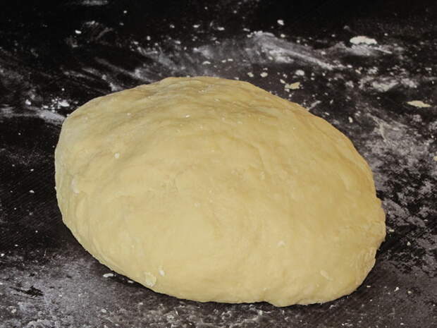 Замесить крутое тесто. пошаговое фото этапа приготовления чак-чак