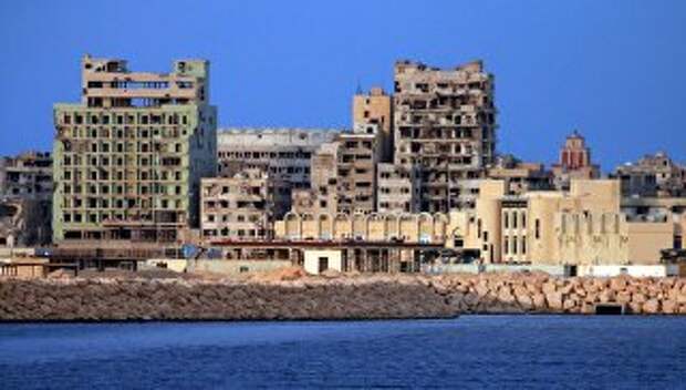 Вид на город Бенгази. Ливия. Архивное фото