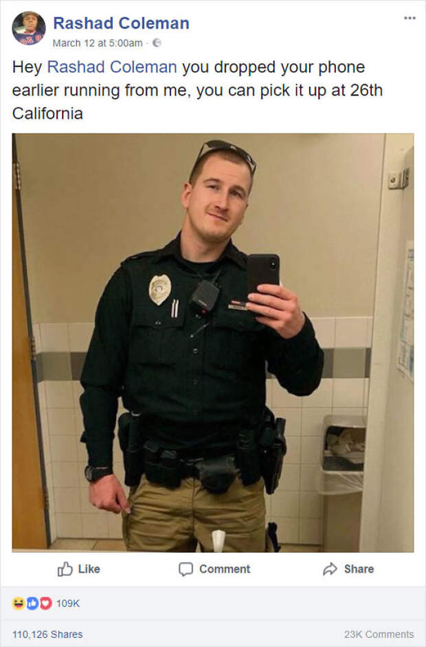 This Policeman Though