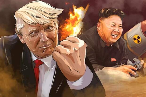 Огромная кнопка у Кима и Трампа одна на двоих