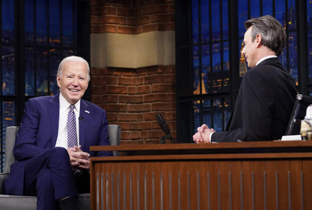 Biden Downplays Concerns Over His Age, Argues Trump Is ‘About as Old as I Am’ in Late Night Interview (Watch)