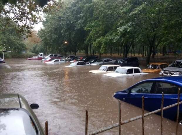 Вчерашний дождь и ураган в Киеве гроза, киев, потоп
