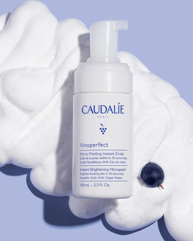 Очищающий мусс с эффектом микропилинга Vinoperfect, Caudalie