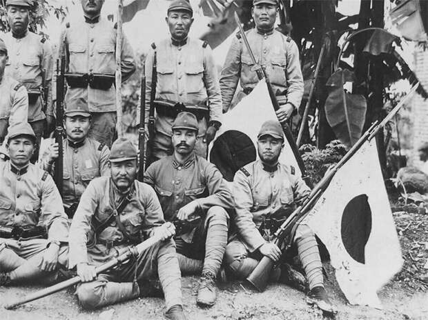 патриотичные, но не опытные в военном плане японские пехотинцы